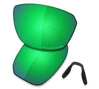 Saucer Lenti e naselli di ricambio premium per occhiali da sole Oakley Split Shot OO9416, High Definition - Jade Green Polarized, Taglia unica