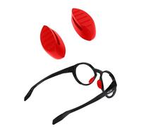 Saucer Naselli di ricambio per occhiali da sole Oakley Clifden OO9440, Rosso Asiatico, Taglia unica