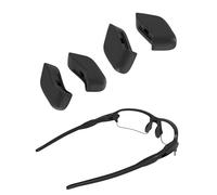 SAUCER Naselli di ricambio per occhiali da sole Oakley Flak Draft | Flak Beta | Flak Jacket | Flak 2.0 XL | Flak Jacket XLJ occhiali da sole - 2 paia nero standard + nero asiatico