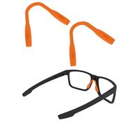 SAUCER Naselli di ricambio per occhiali da sole Oakley Split Shot OO9416 | Split Time OO4129 | Targetline OO4129 | Crossrange Patch R XL OO9361 - 2 paia di occhiali da sole standard arancione