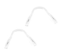 SAUCER Naselli di ricambio per occhiali da sole Oakley Split Shot OO9416 | Split Time | Targetline | Crossrange Patch R XL, 2 paia di colore bianco, Taglia unica