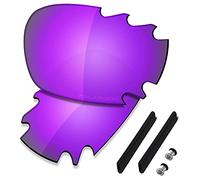 Saucer Premium Lenti & Gomma Kit per Oakley Jawbone Vented Racing Jacket, (High Defense - Violet Purple Polarized), Taglia unica