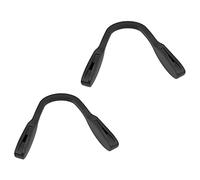 SAUCER Replacement Nose Pieces Pads for Oakley Split Shot OO9416 | Split Time OO4129 | Targetline OO4129 | Crossrange Patch R XL OO9361 Sunglasses - Standard Black + Asian Fit Black