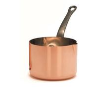 Saucière Baumalu 11 cm rame massiccio interno stagnato manico ghisa