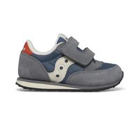 Saucony Baby Jazz HL, Scarpe da Ginnastica Unisex - Bambini e Ragazzi, Grey Blue Orange, 23 EU