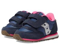 Saucony Baby Jazz HL, Scarpe da Ginnastica Unisex - Bambini e Ragazzi, Navy Silver Pink, 21.5 EU