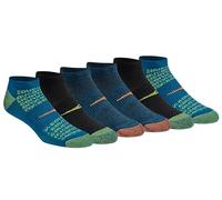 Saucony - Calzini da uomo Run dry, in rete, ventilati, comodi, invisibili, disponibili nelle taglie M-XXL (6, 12, 18 paia), Large