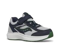 Saucony Cohesion Kdz - Sneaker unisex con chiusura alternativa, Navy/Grigio/Verde, 4.5 Wide Big Kid