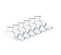 Saucony Confezione multipla di calzini da uomo Bolt Performance Quarter, Bianco (6 paia), X-Large