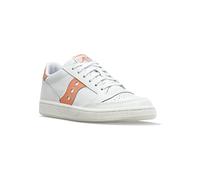 Saucony Corte Jazz, Scarpe da Ginnastica Donna, Bianco Arancione, 40.5 EU