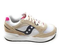 Saucony Eclipse S60872 3 Scarpa Donna Bianco Beige (White-Dark Grey, Sistema Taglie Calzature EU, Adulto, Donna, Numero, Media, 37)