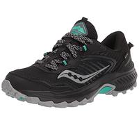 Saucony Excursion TR15, Scarpa da Trail Running Donna (Black/Jade, Numeric_38)