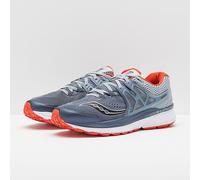 Saucony Hurricane Iso 3 Grey/Blu/Red da Uomo OUTLET 42 Grigio