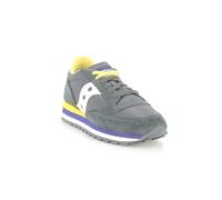Saucony Jazz da Donna Grigio. Logo sui Lati di Colore Bianco. Lacci intercambiabili. Chiusura Sneakers con Lacci. Grigio