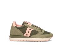SAUCONY - JAZZ ORIGINAL Sneaker donna oliva-pesca in suede