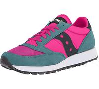 Saucony Jazz Original Vintage W, Scarpe da Ginnastica Unisex-Adulto, Berry Teal Nero, 37.5 EU