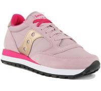 SAUCONY Jazz Originale con Lacci 80S Rétro Donna da Ginnastica Rosa UK 3 - 8
