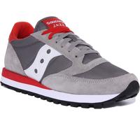 SAUCONY Jazz Originale Nylon Camoscio 80s Rete Uomo Sneakers Grigio Blu UK 6 -