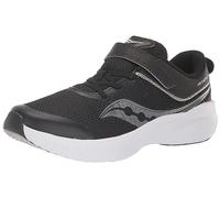 Saucony Kinvara 14 Altervative Closure Sneaker, Black/Grey, 6.5 Wide US Unisex Big_Kid