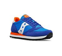 Saucony L'alta qualità costruttiva delle sneakers Jazz Saucony Originals si sposa con il massimo comfort e l'incredibile leggerezza. La tomaia in morbida pelle scamosciata con inserti in nylon ha uno