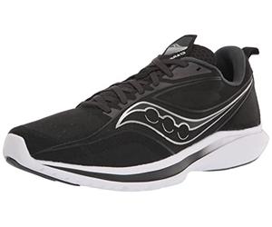Saucony Men's Kinvara 13 Running Shoe, Black/Silver, 12.5 Wide