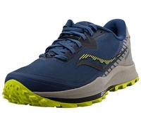 Saucony Men's Peregrine 11 Trail Running Shoe, Storm/Gravel, 11.5