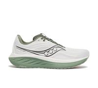 Saucony Men's Ride 18 Sneaker, White/Olivine, 11
