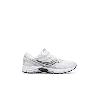 Saucony Mens Ride Millennium, Bianco/Argento, 42.5 EU