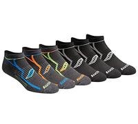 Saucony Men's Rundry Bolt Performance No-Show Socks, Available in M-XXL (6, 12, 18, Gray (6 Pairs), XX-Large