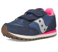 Saucony Originals Jazz Doppio HL, Scarpe da Ginnastica, Navy Argento Rosa, 34.5 EU