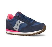 Saucony Originals Jazz Original, Scarpe da Ginnastica, Navy/Silver/Pink, 34.5 EU