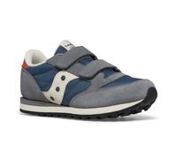 Saucony Originals Sneaker Jazz Double HL Unisex per Bambini, Grigio, Blu, Arancione., 38/38.5 EU