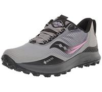 SAUCONY Peregrine 12 GTX, Scarpe da Trail Running Donna, Alloy/Quartz, 38.5 EU