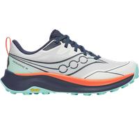 SAUCONY Peregrine 16 W - Donna - Grigio / Bianco / Blu - Taglia 41- modello 2026