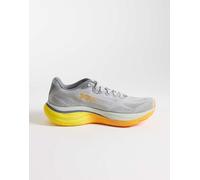 Saucony - Ride 19 - Sneakers da corsa grigie e gialle sfumate-Grigio 46