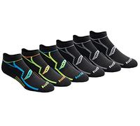 Saucony Rundry Bolt Performance No-Show Socks, Available in M-XXL (6, 12, 18 Pairs) Calzini da Corsa, Nero (6 Paia), X-Large (Pacco da 6) Uomo
