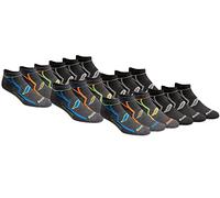 Saucony Rundry Bolt Performance No-Show Socks, Available in M-XXL (6, 12, Pairs) Calzini da Corsa, Grigio (18 Paia), L (Pacco Uomo