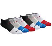 Saucony Rundry Mesh Ventilating Comfort Fit Performance No-Show Socks, Available in M-XXL (6, 12, 18 Pairs) Calzini, Basic Fashion Assortiti (6 Paia), XL (Pacco da 6) Uomo