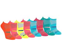 Saucony Rundry Performance Super Lite No-Show Athletic Socks, (8 Pairs) Calzini, Luce assortita (8 Paia), M (Pacco da 8) Donna