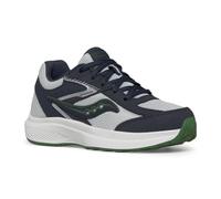 Saucony Scarpe da ginnastica unisex Cohesion Kdz, Navy/Grigio/Verde, 1 Big Kid