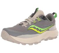 Saucony Scarpe da trail running Peregrine 13 da donna, Ghiaia/Slime, 41 EU, S10838-75