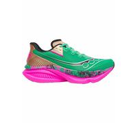 Saucony - Scarpe Running - Endorphin Azura Garden/Black per Donne - Taglia 38 - Verde