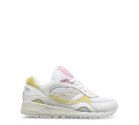 Saucony, Shadow 6000, Scarpe Moda Casual Fashion Donna (White Yellow, Sistema Taglie Calzature EU, Adulto, Numero, Media, 37.5)