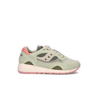 SAUCONY - SHADOW 6000 Sneaker donna verde/avorio in suede 38