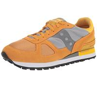SAUCONY Ombra Originale Uomo con Lacci 80s Rétro Sportivo IN Senape Misura UK 7