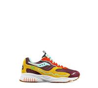 Saucony Sneaker Hurricane unisex per adulti con griglia 3D, Marrone/Senape, 9 Women/7.5 Men