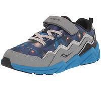 Saucony Sneaker unisex da bambino con chiusura alternativa flash 2.0, Grigio/Blu/Spazio, 4 Big Kid