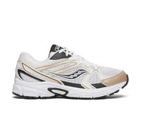 Saucony Sneaker Unisex Ride Millennium, Bianco/Oro/Nero, 5.5 US