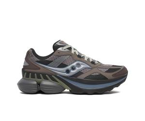 Saucony Sneaker Uomo Grid Nxt, Marrone/Argento, 45 EU