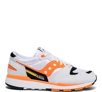 Saucony Sneakers da Uomo Azura, Bianco Arancione Nero, 46.5 EU